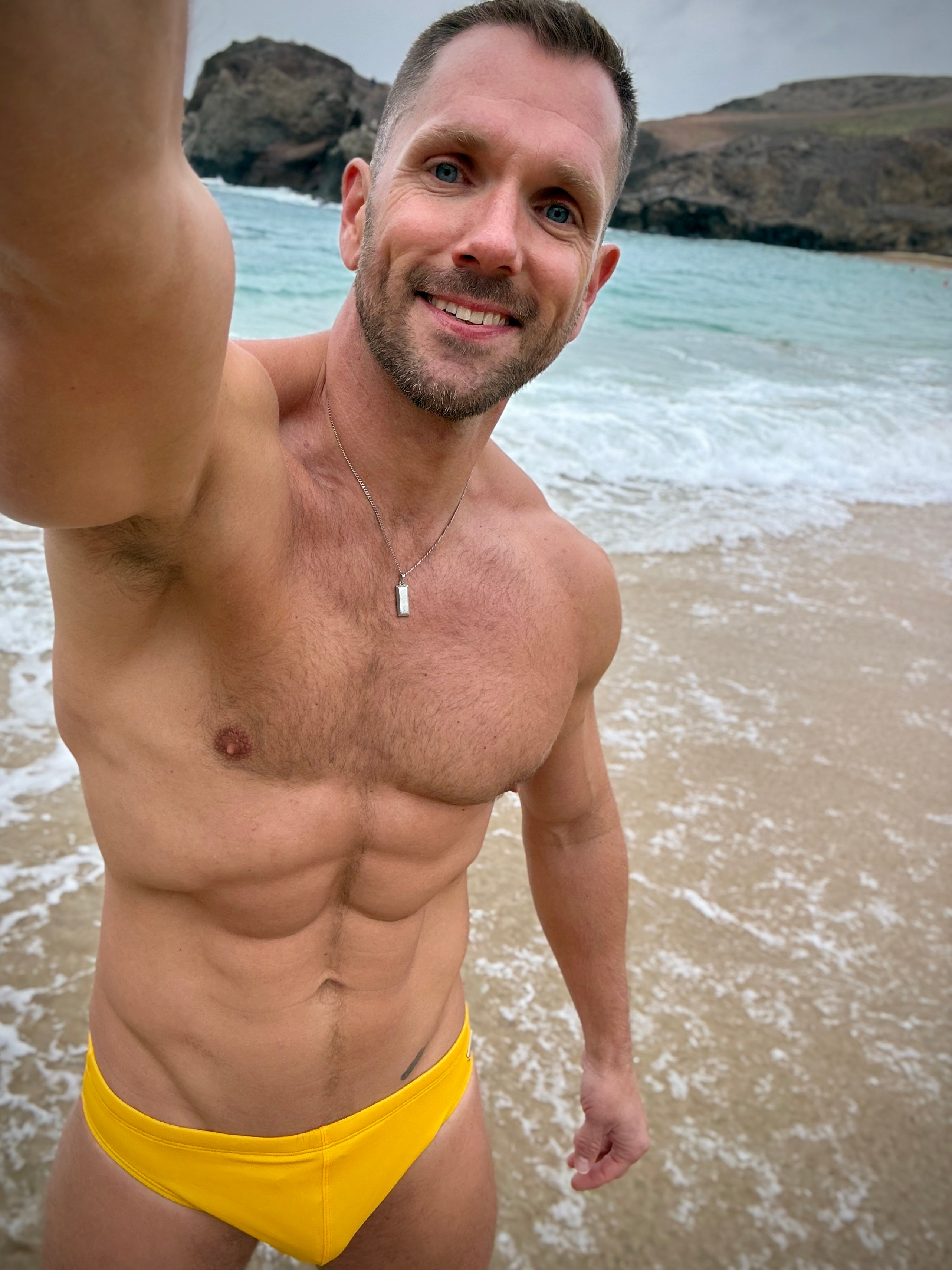 GOLD ORIGINAL SWIM BRIEF by Sullios